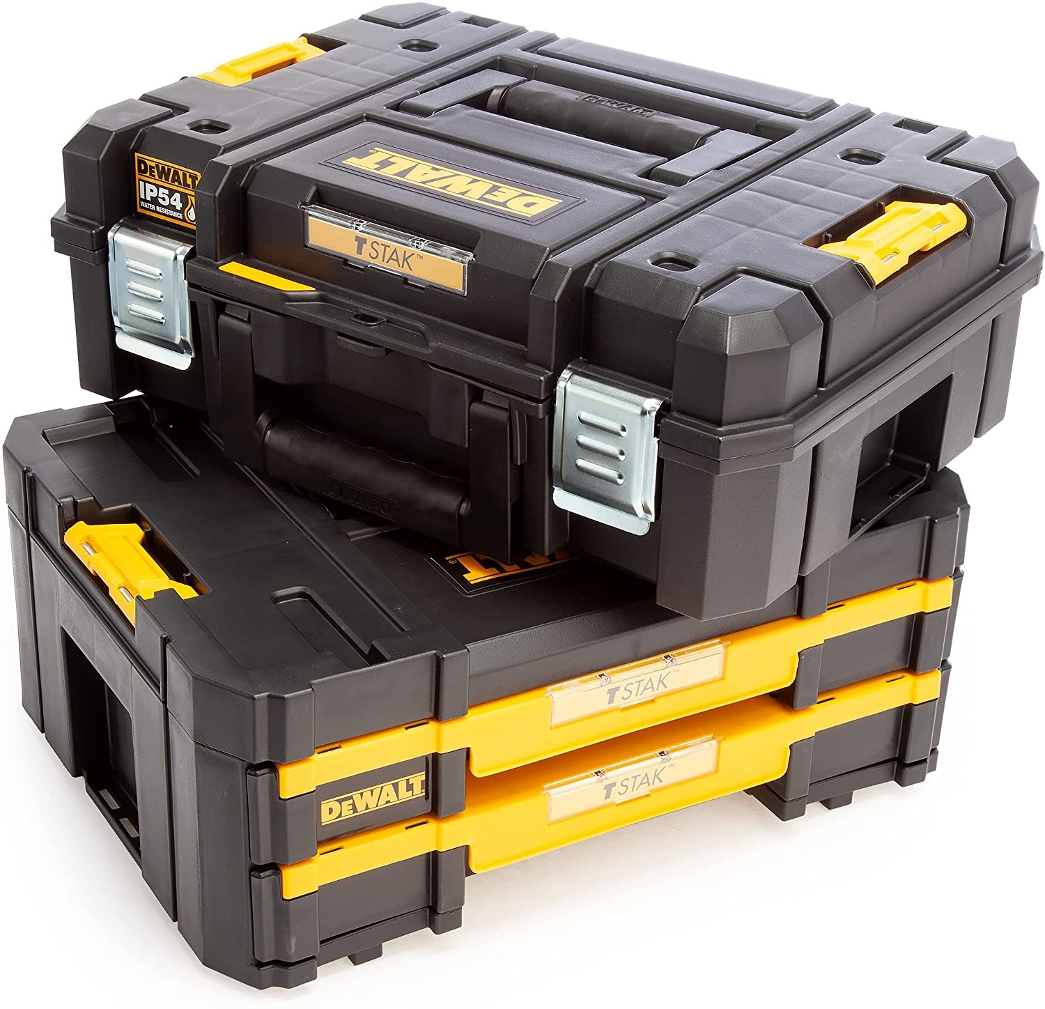 DeWALT DWST83395-1 TSTAK Combo Kit - Unità porta elettroutensili con spugna interna, protezione IP54, capacità di carico 30 kg, misure 440x332x326 mm