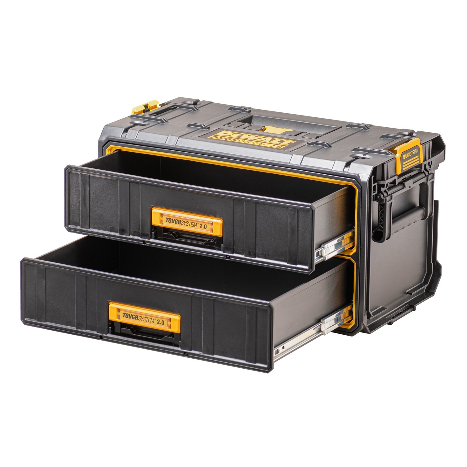 DeWALT Modulo a Cassetto Doppio TOUGHSYSTEM 2.0 - Capacità 20 kg, Resistente a Polvere e Acqua