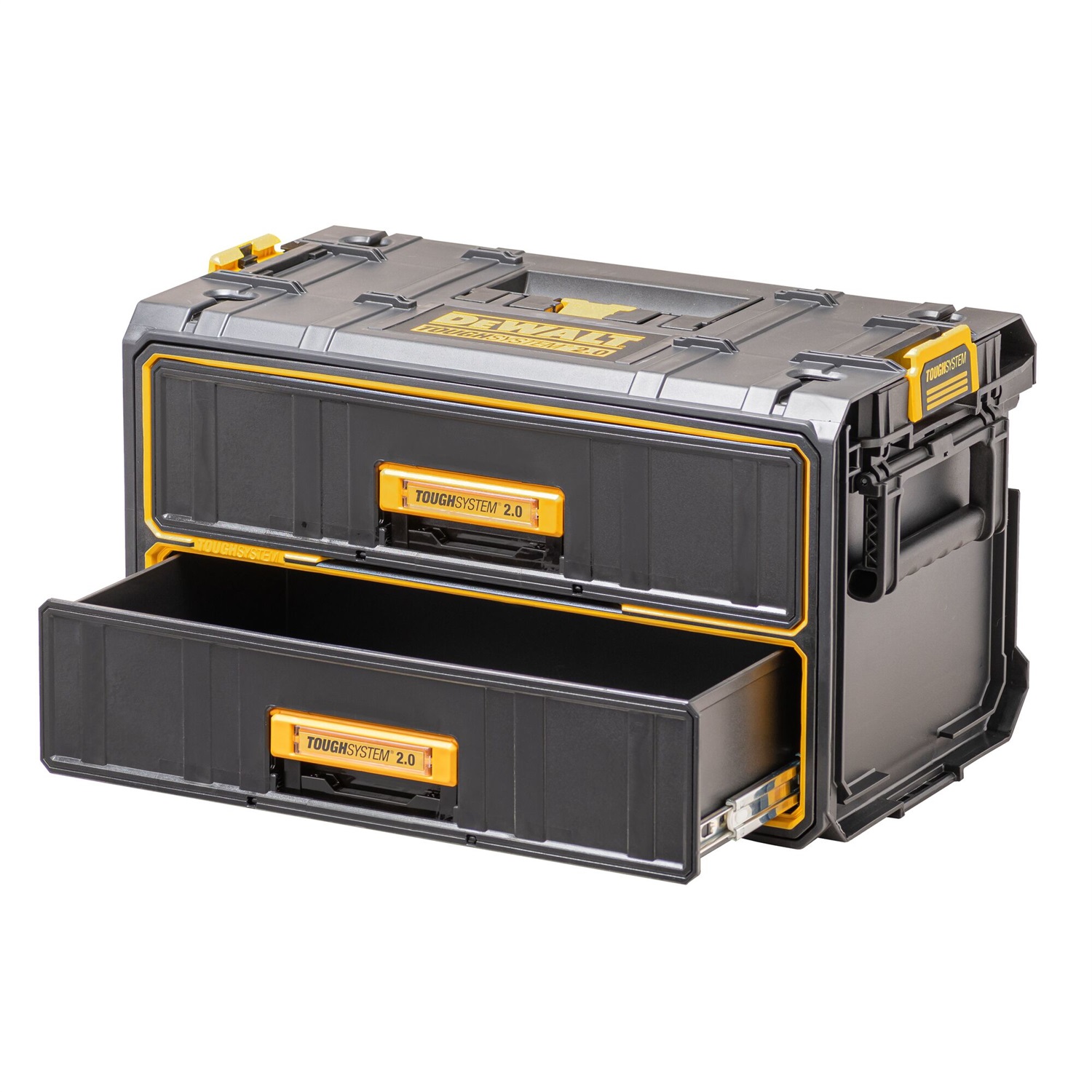 DeWALT Modulo a Cassetto Doppio TOUGHSYSTEM 2.0 - Capacità 20 kg, Resistente a Polvere e Acqua