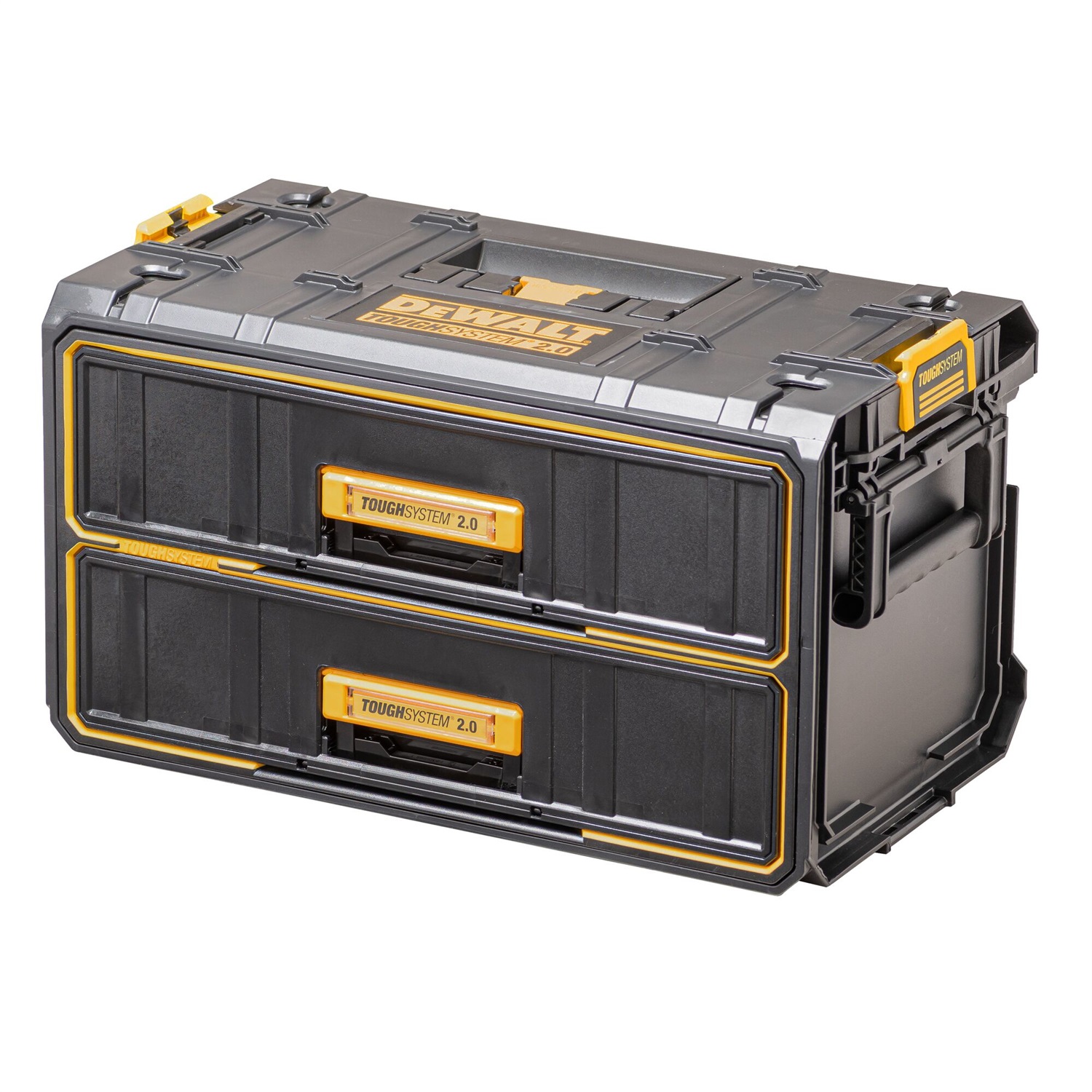 DeWALT Modulo a Cassetto Doppio TOUGHSYSTEM 2.0 - Capacità 20 kg, Resistente a Polvere e Acqua
