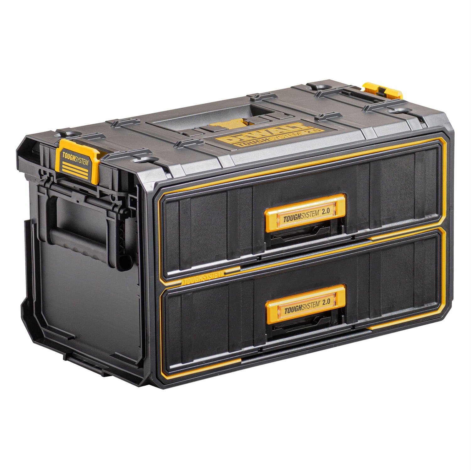 DeWALT Modulo a Cassetto Doppio TOUGHSYSTEM 2.0 - Capacità 20 kg, Resistente a Polvere e Acqua