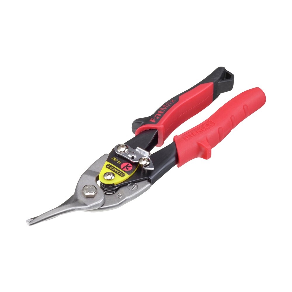 Stanley Cesoia a Leva Demoltiplicata Max Steel Sinistra 250 mm - Capacità di Taglio 0,7-1,2 mm