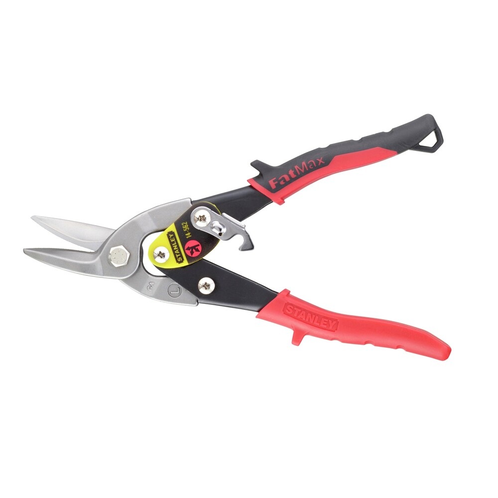 Stanley Cesoia a Leva Demoltiplicata Max Steel Sinistra 250 mm - Capacità di Taglio 0,7-1,2 mm