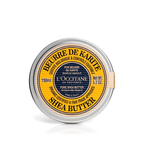 L'Occitane Burro Puro Bio Karité 150ml - 100% Biologico, Nutriente e Idratante con Vitamina E