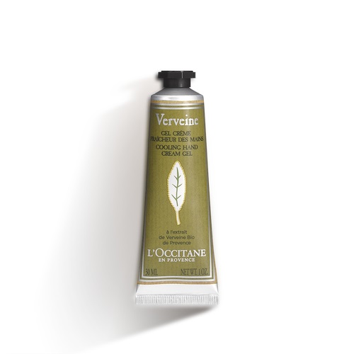 L'Occitane Gel Crema Mani Freschezza Verbena 30ml - Idratante Rinfrescante con Estratto di Verbena BIO