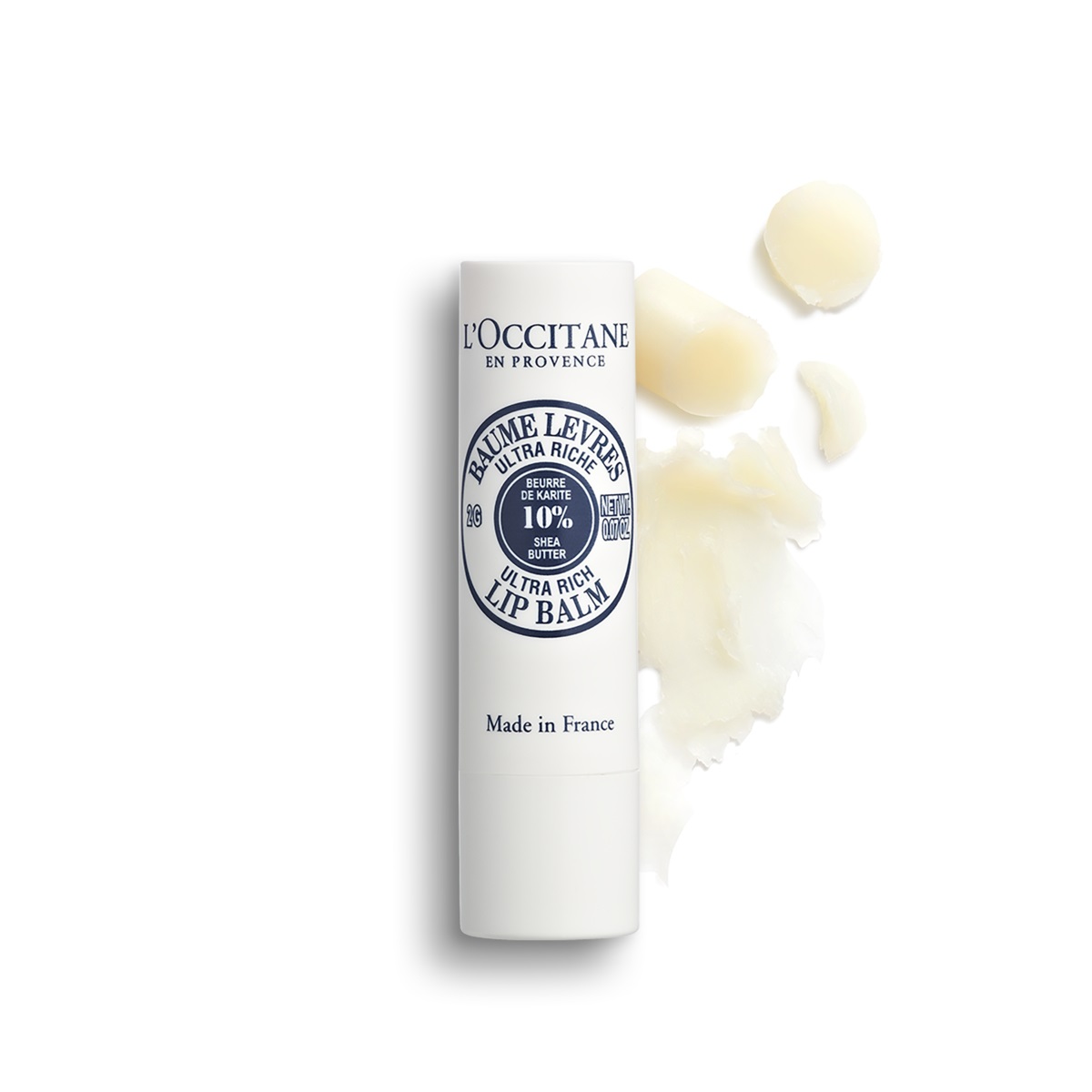 L'Occitane Stick Labbra Ultra Ricco al Burro di Karité 4.5g - Idratante e Nutriente per Labbra Screpolate