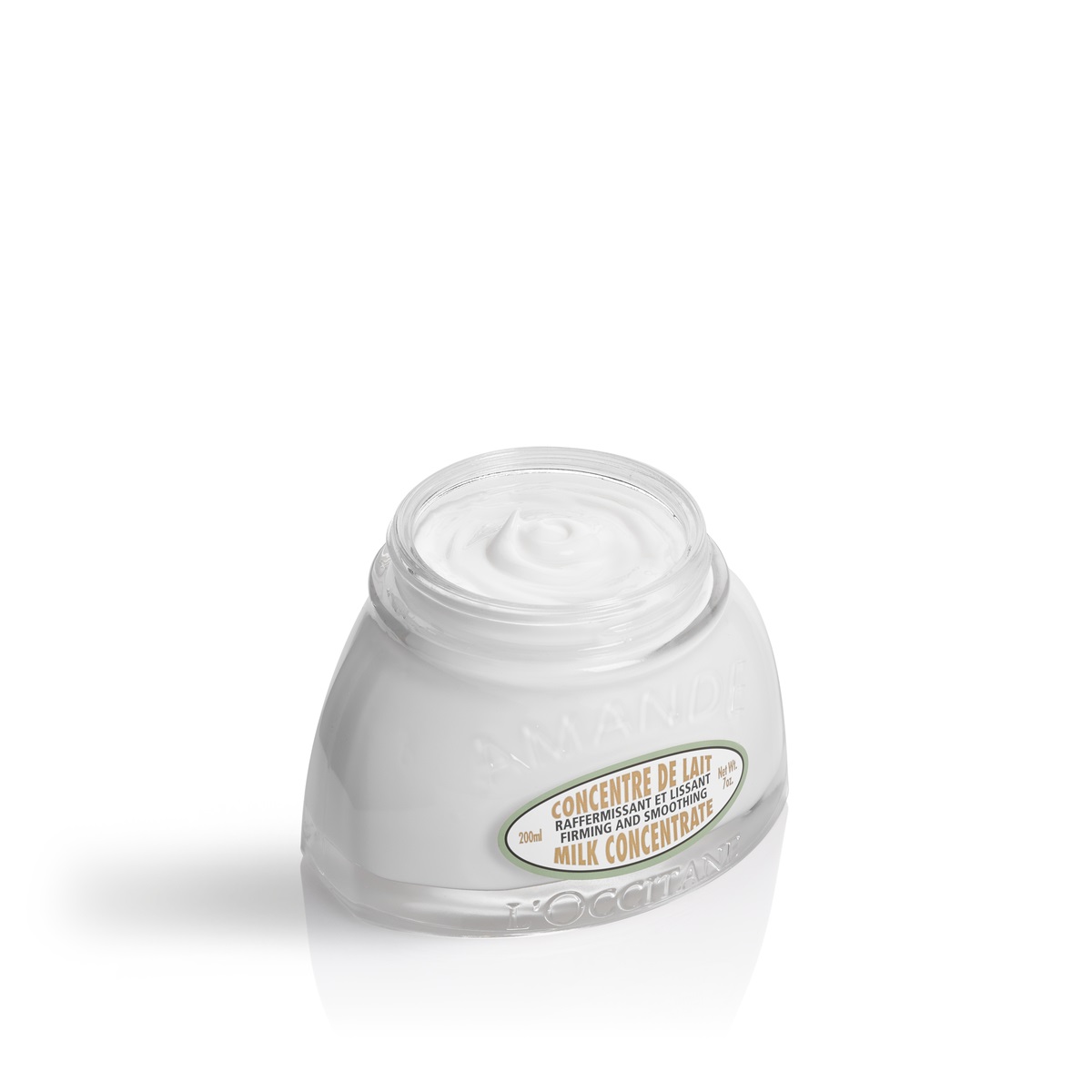 L'Occitane Amande Concentré de Lait 200ml - Crema Idratante Rassodante con Latte e Olio di Mandorla