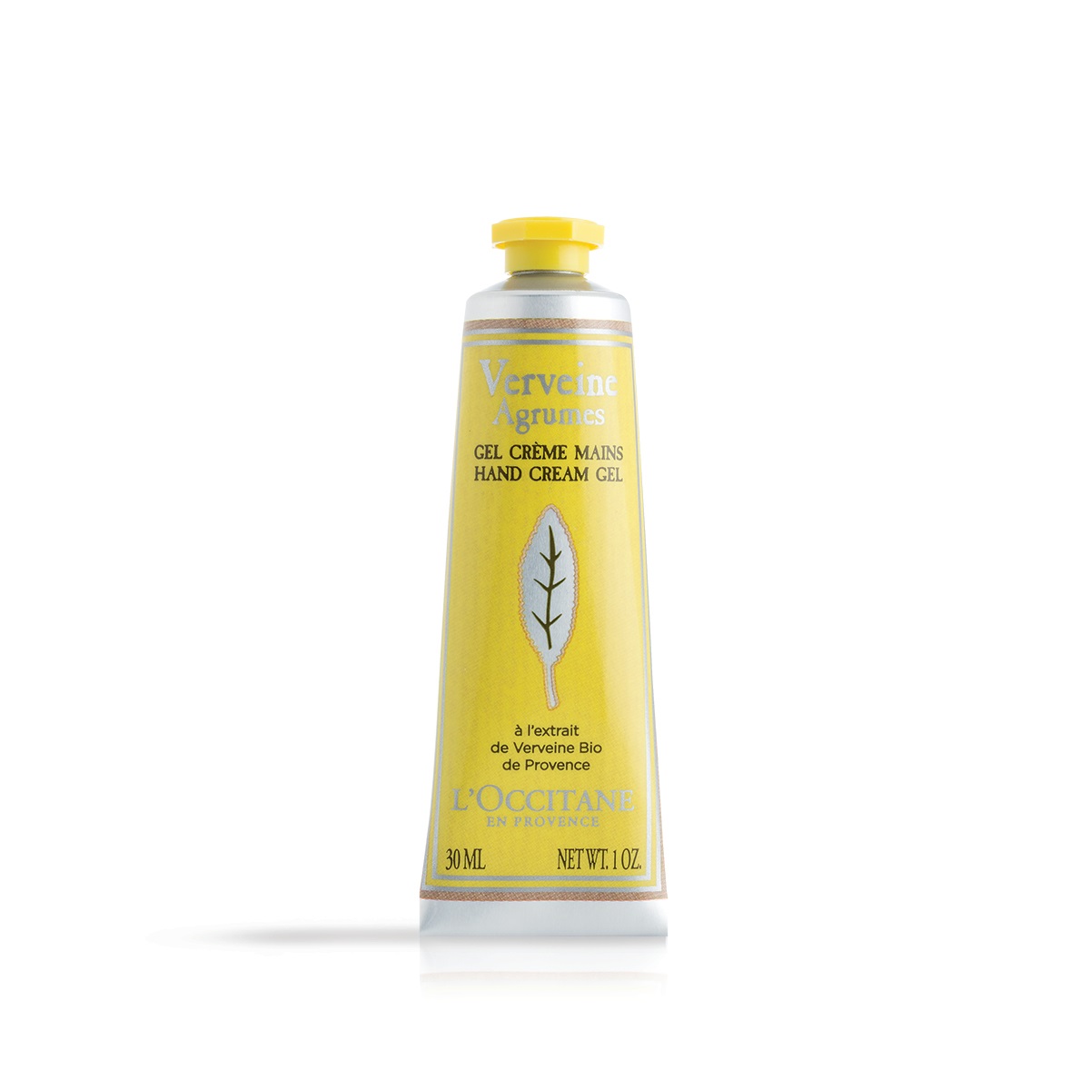 L'Occitane Gel Crema Mani Verveine Agrumes 30ml - Idratante Fresco con Estratti di Verbena Biologica