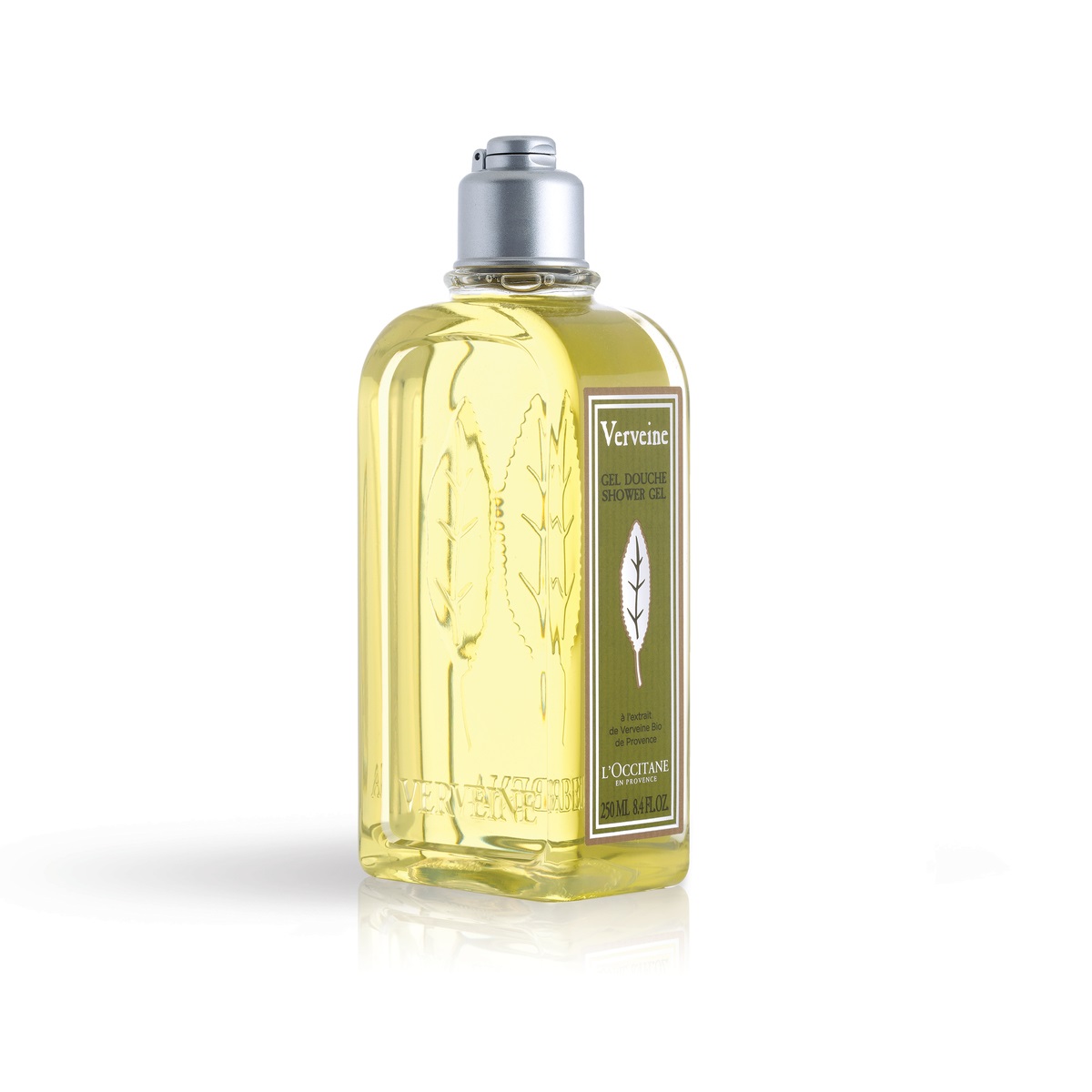 L'Occitane Gel Doccia Verbena 250 ml - Deterge delicatamente con estratti di Verbena Bio di Provenza e fragranza agrumata