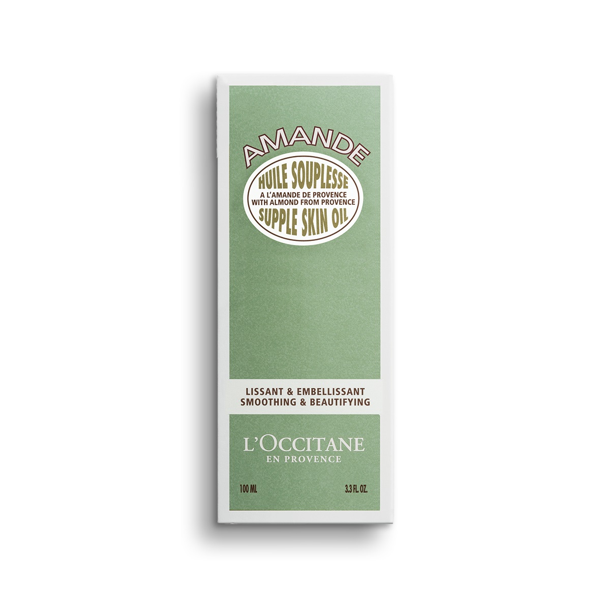 L'Occitane Olio Souplesse Mandorla 100 ml - Olio Idratante e Rassodante per Pelle Liscia e Tonica