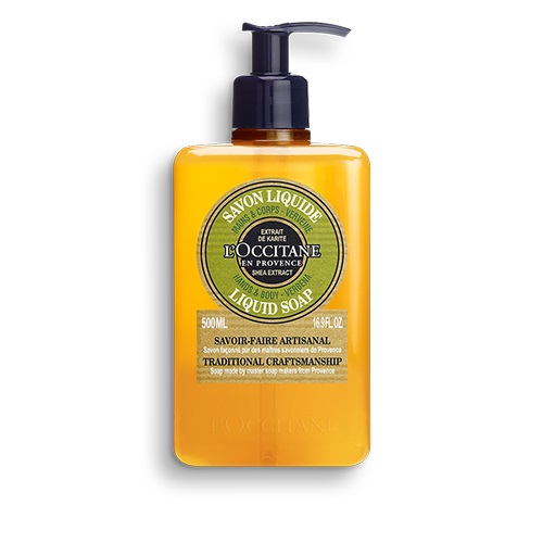 L'Occitane Sapone Liquido Mani & Corpo Karité Verbena 500ml - Formula Idratante senza Olio di Palma