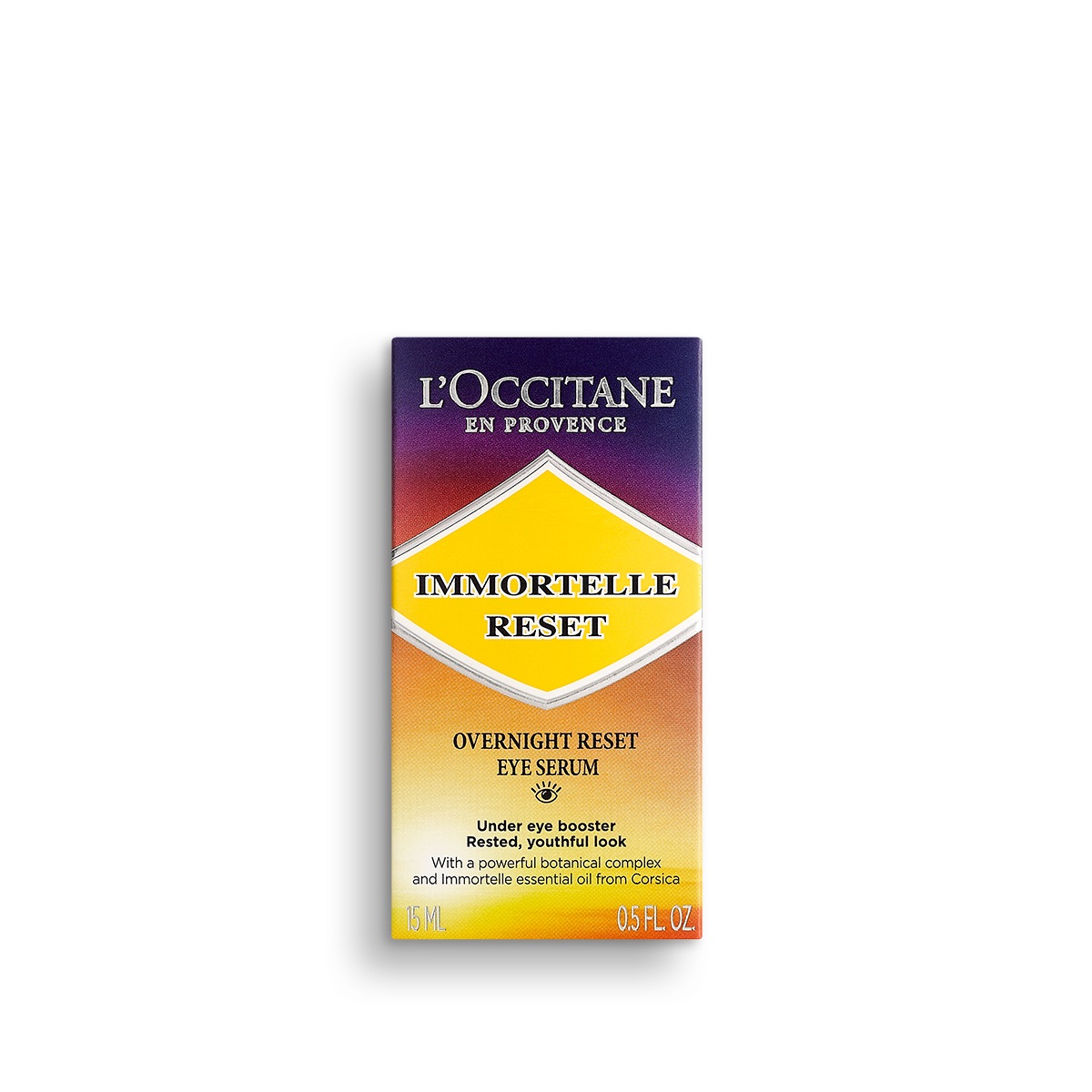 L'Occitane Siero Contorno Occhi Immortelle Reset 15 ml - Riduce Occhiaie, Gonfiore e Rughe Sottili