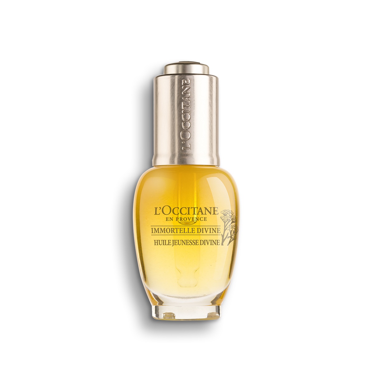 L'Occitane Olio Jeunesse Divine Ringiovanente 30 ml - Alternativa Naturale al Retinolo con Super Estratto di Immortelle