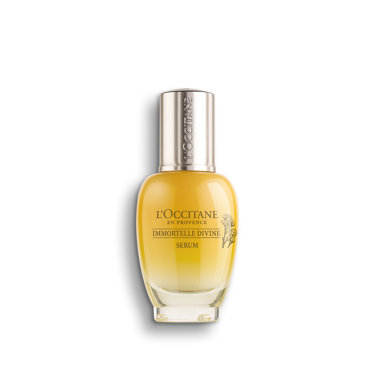 L'Occitane Siero Immortelle Divine 30ml - Emulsione Leggera Antietà con Estratto di Immortelle