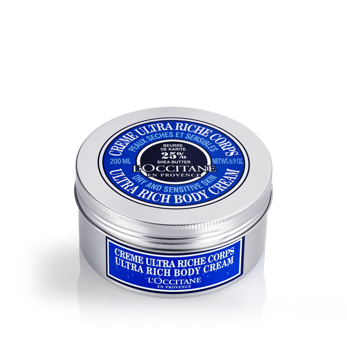 L'Occitane Crema Corpo Ultra Ricca 200 ml - 25% Burro di Karité per Pelli Secche e Sensibili