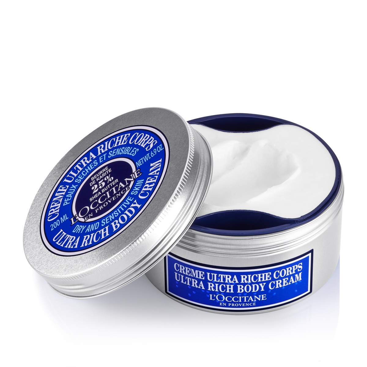 L'Occitane Crema Corpo Ultra Ricca 200 ml - 25% Burro di Karité per Pelli Secche e Sensibili