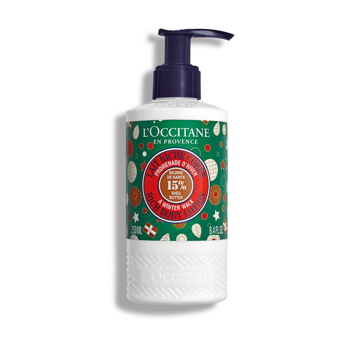 L'Occitane Latte Corpo Riche Promenade D'Hiver 250 ml - Idratante con Burro di Karité e Profumo di Fico