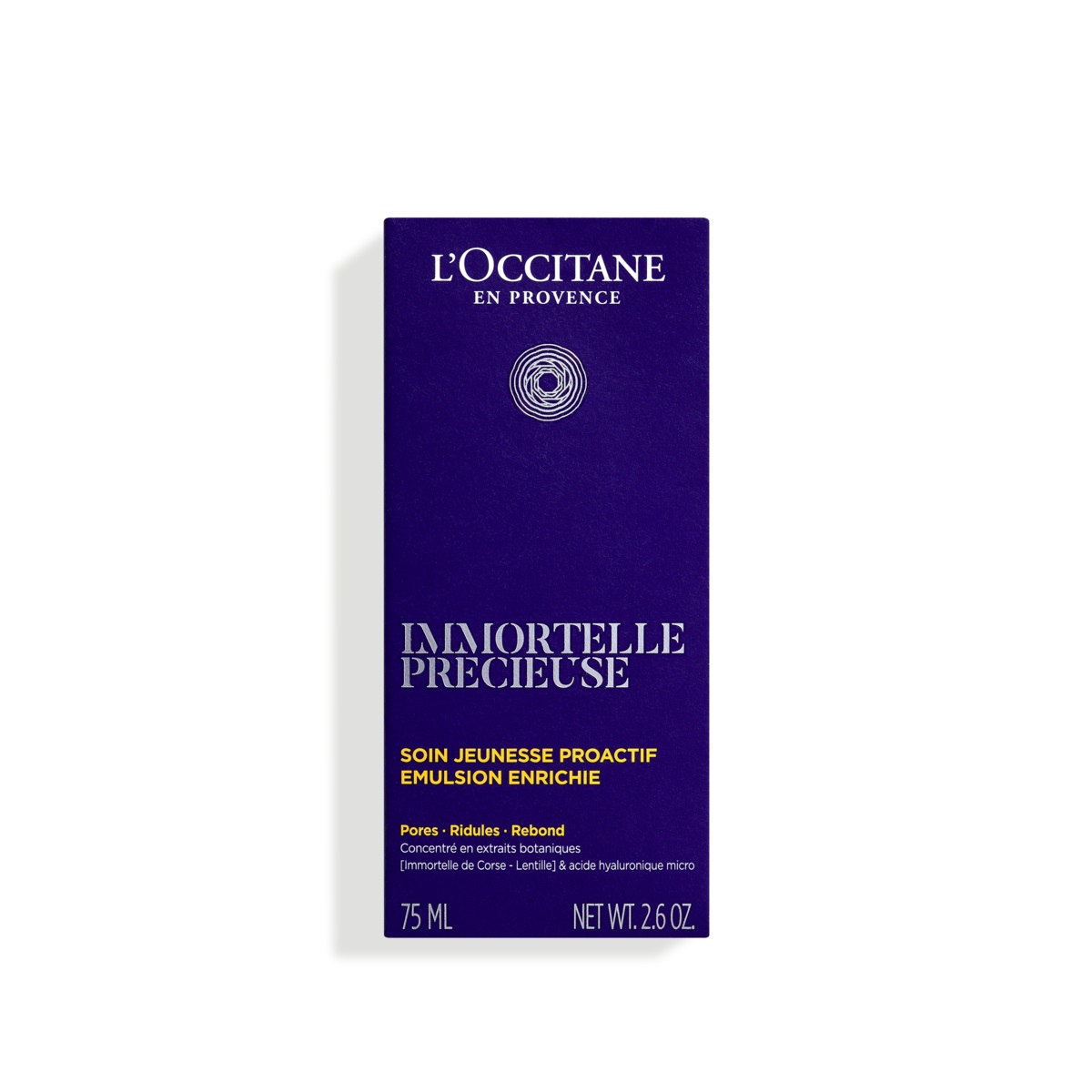 L'Occitane Immortelle Précieuse Emulsione 75ml - Idratante, Nutriente, Rimpolpante e Levigante per Tutti i Tipi di Pelle