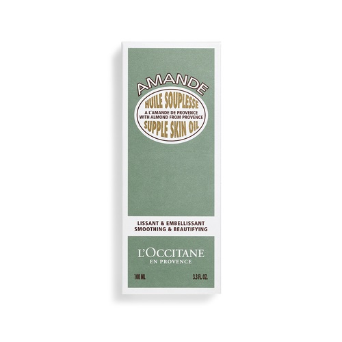 L'Occitane Olio Souplesse alla Mandorla della Provenza 100 ml - Rassodante e Idratante per una Pelle Tonica e Morbida