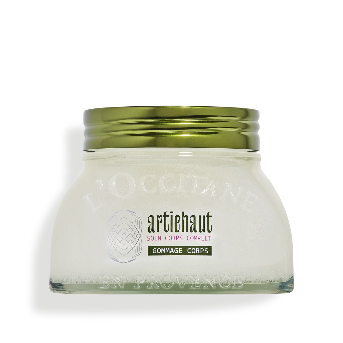 L'Occitane Scrub Corpo Carciofo Drenante Effetto Caldo 200ml - Esfoliante per Pelle Liscia e Levigata