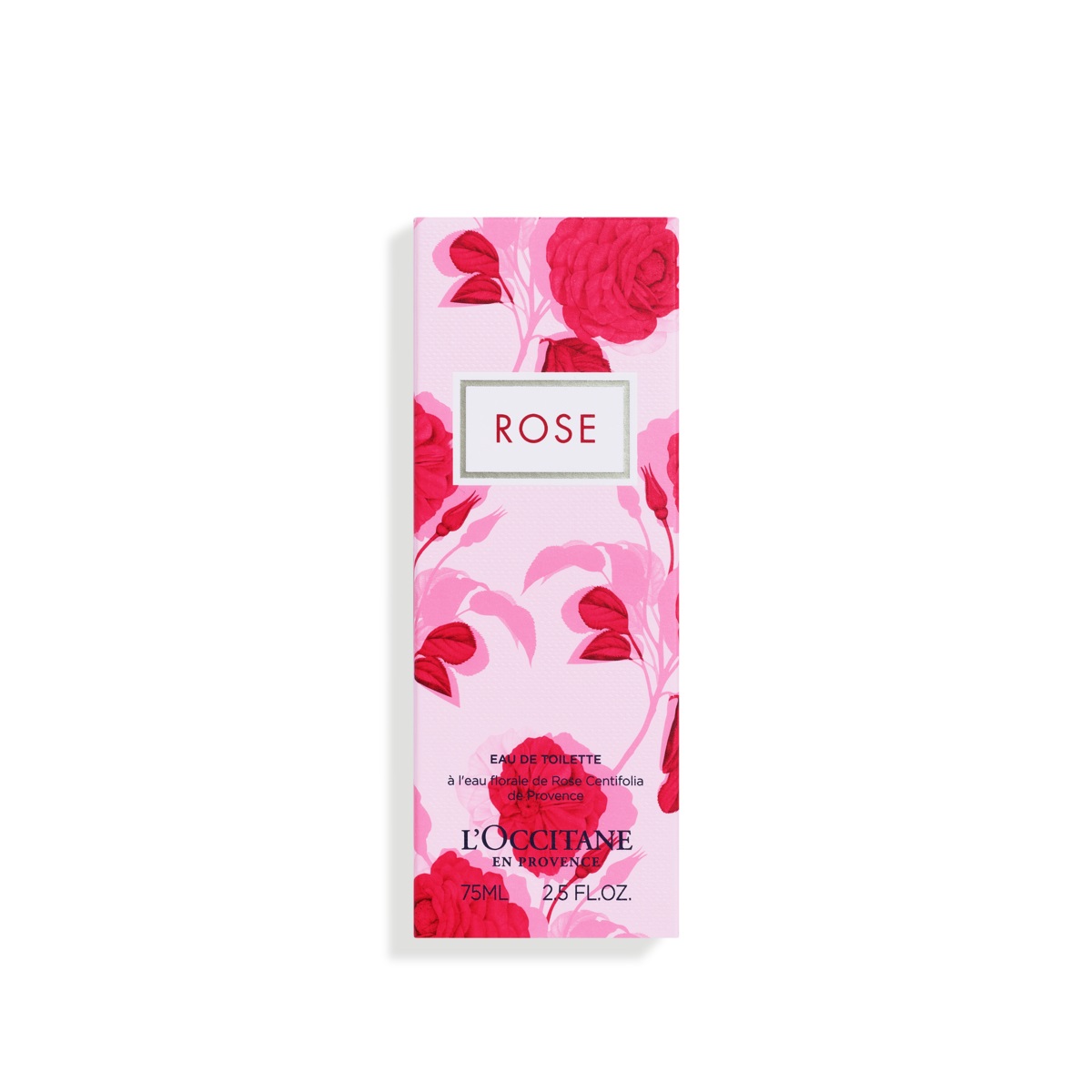 L'Occitane Rose Eau De Toilette 75ml - Fragranza Floreale Femminile con Note di Rosa Centifolia, Litchi e Lampone