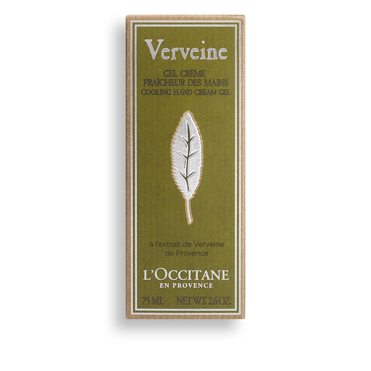 L'Occitane Gel Crema Mani Freschezza alla Verbena 75ml - Idratante e Rinfrescante con Estratto di Verbena Bio, Oli Essenziali di Menta e Timo