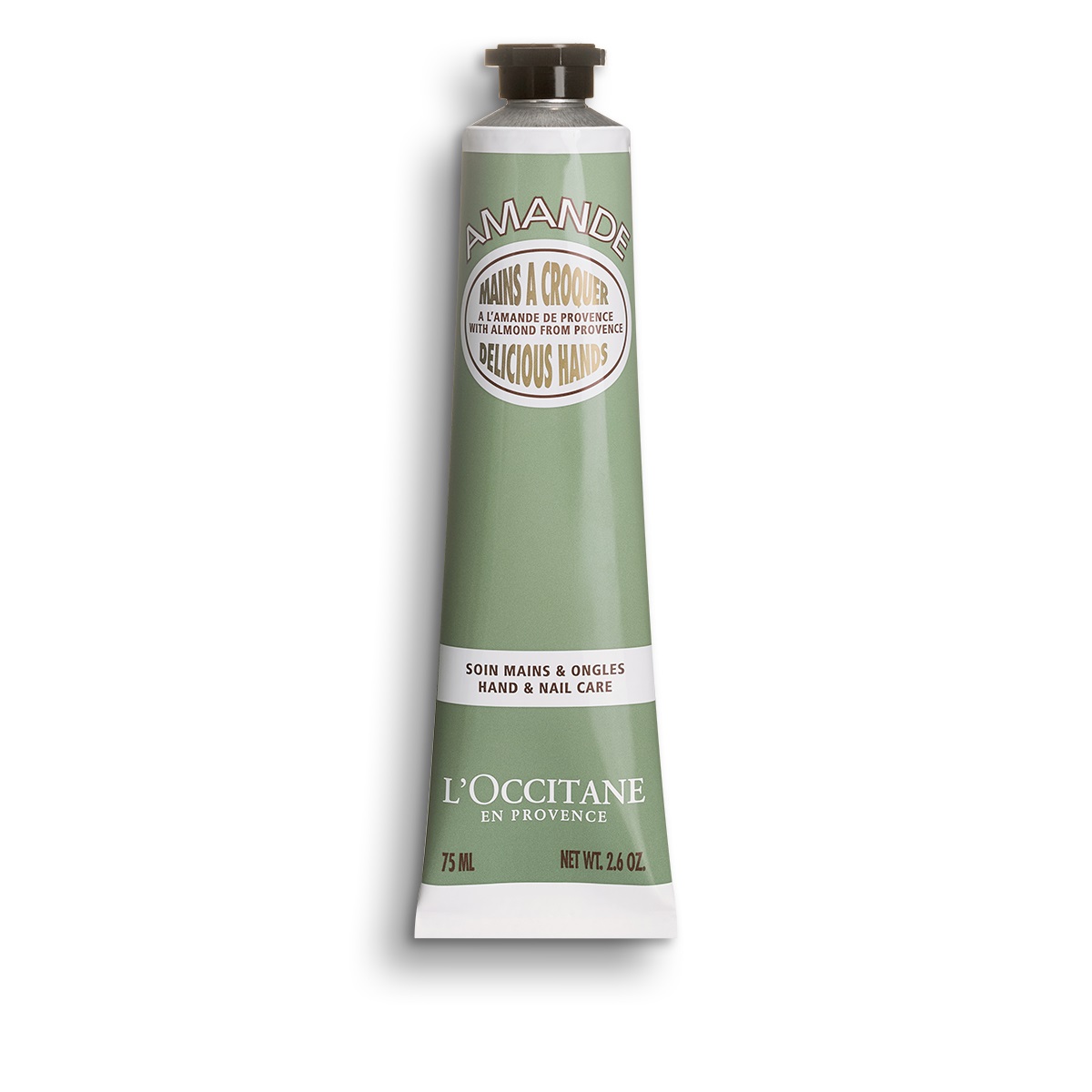 L'Occitane Crema Mani Mandorla Nutriente 75 ml - Idratante con Latte e Olio di Mandorla