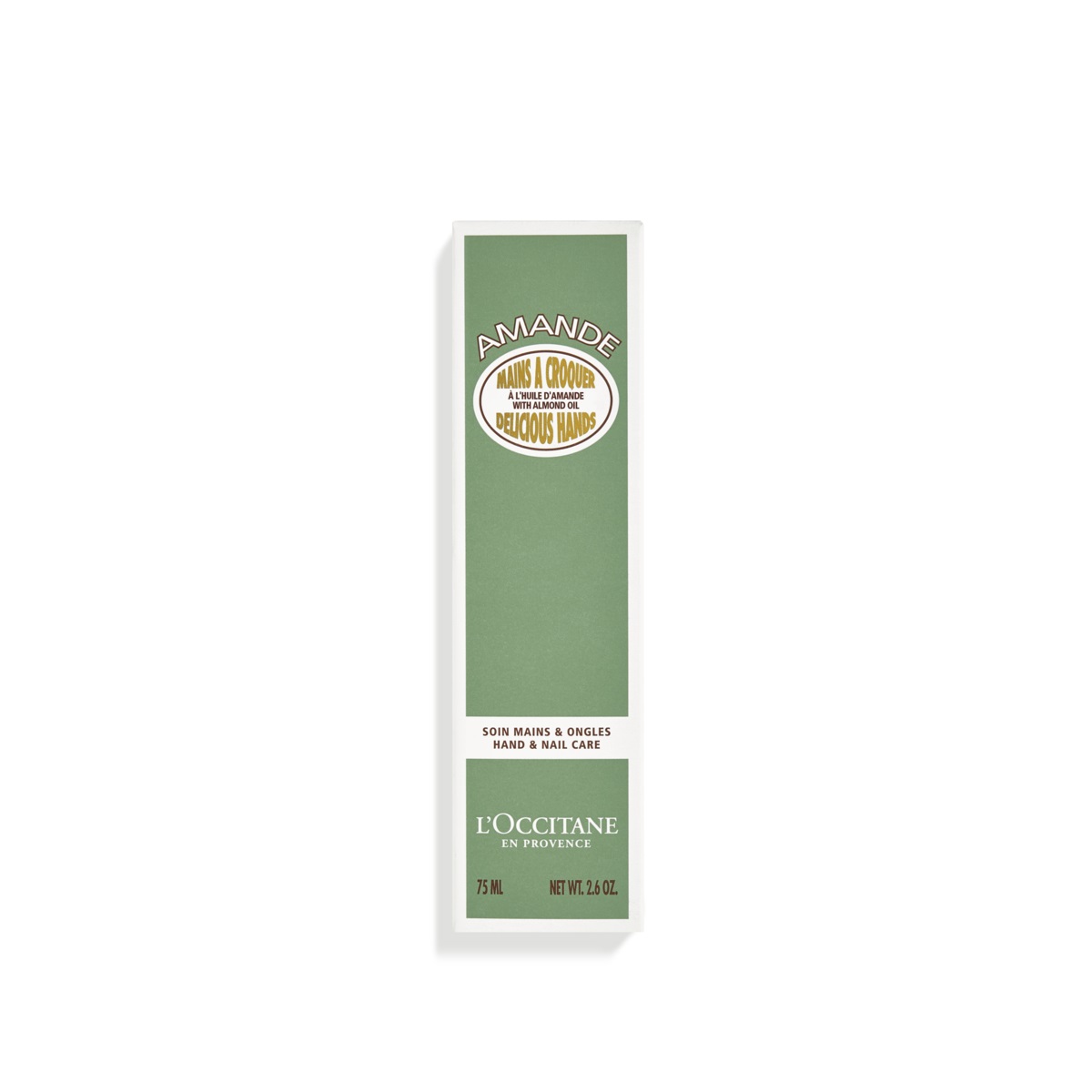 L'Occitane Crema Mani Mandorla Nutriente 75 ml - Idratante con Latte e Olio di Mandorla