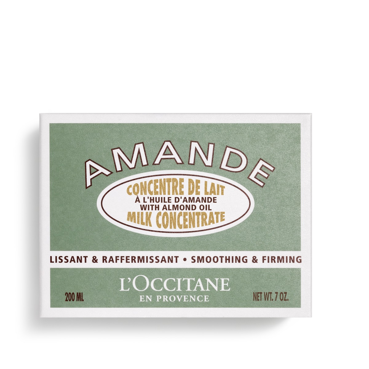 L'Occitane Concentré de Lait Mandorla 200ml - Crema Corpo Idratante e Nutriente con Olio e Latte di Mandorla, 48 Ore di Idratazione
