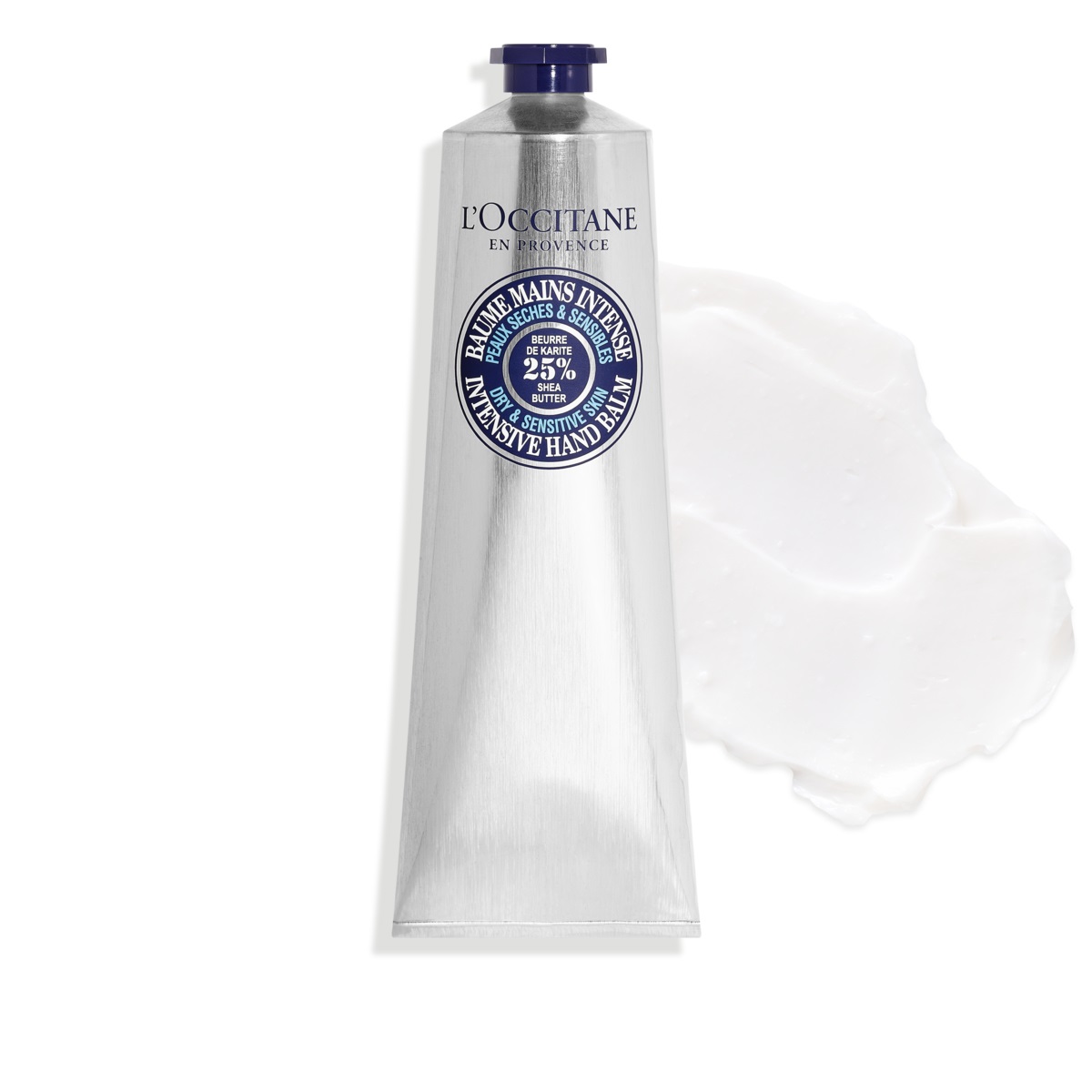 L'Occitane Balsamo Mani Intenso 150 ml con 25% Burro di Karité - Nutriente e Protettivo per Pelli Secche