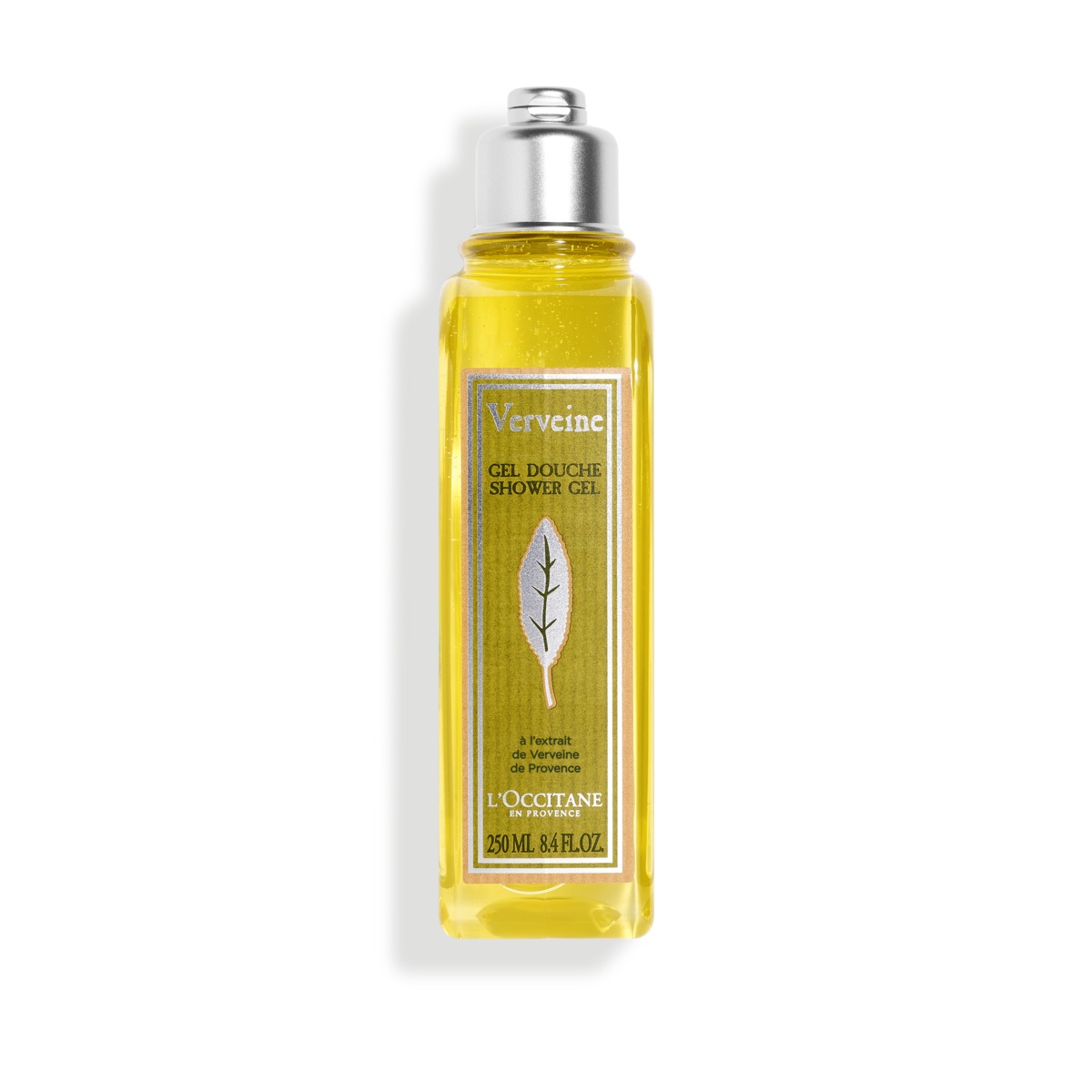 L'Occitane Gel Doccia Verbena 250 ml - Deterge delicatamente con estratti di Verbena Bio di Provenza, profumo agrumato, unisex