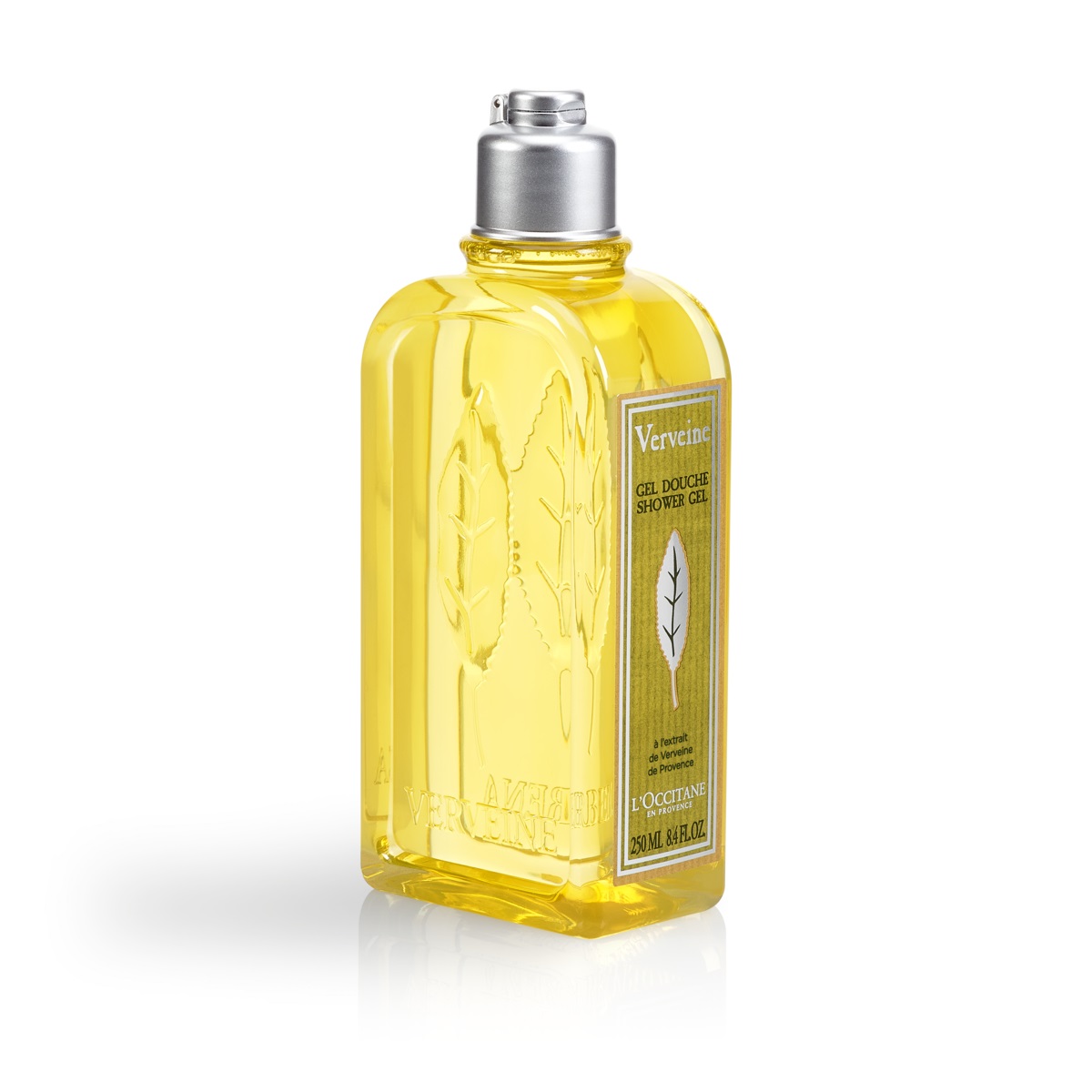 L'Occitane Gel Doccia Verbena 250 ml - Deterge delicatamente con estratti di Verbena Bio di Provenza, profumo agrumato, unisex