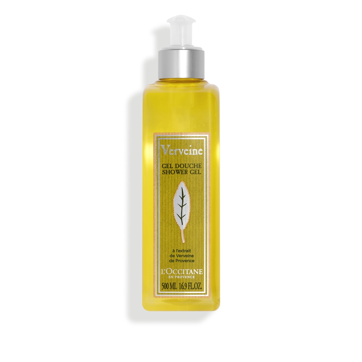 L'Occitane Gel Doccia Verbena 500 ml - Unisex, Deterge Delicatamente con Estratti di Verbena Bio di Provenza