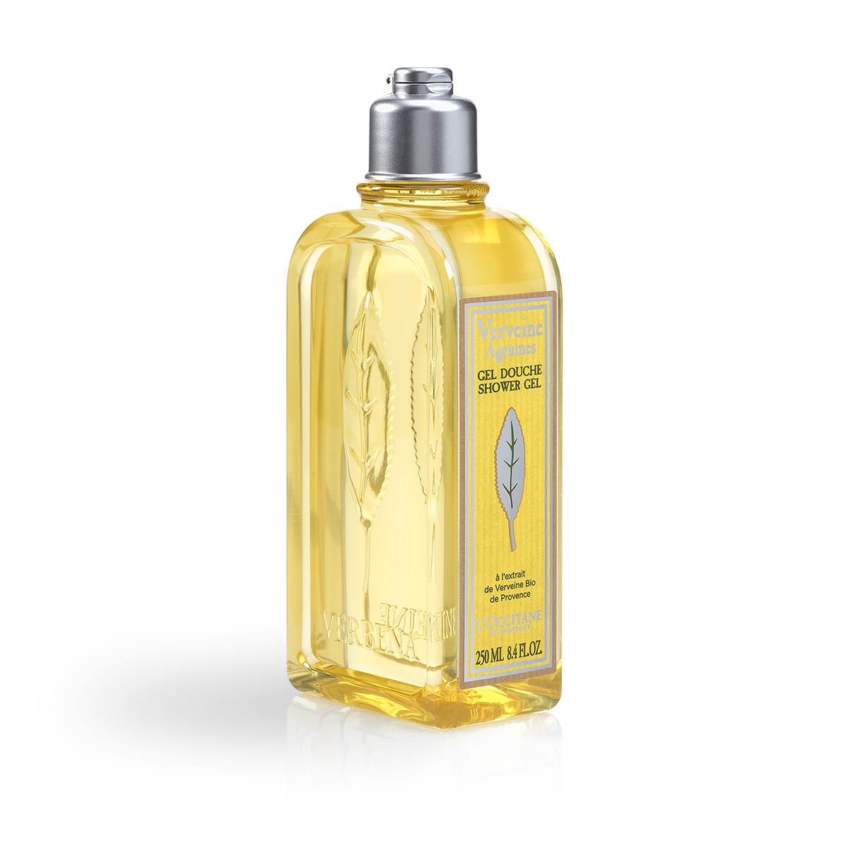 L'Occitane Gel Doccia Verbena Agrumi 250ml - Deterge e profuma la pelle con note fresche di Limone e Verbena