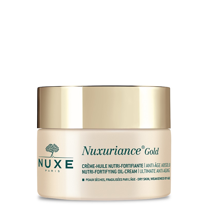 NUXE Nutri-fortifying Oil-cream Nuxuriance Gold Crema da giorno Decollete, Viso, Collo 50 ml