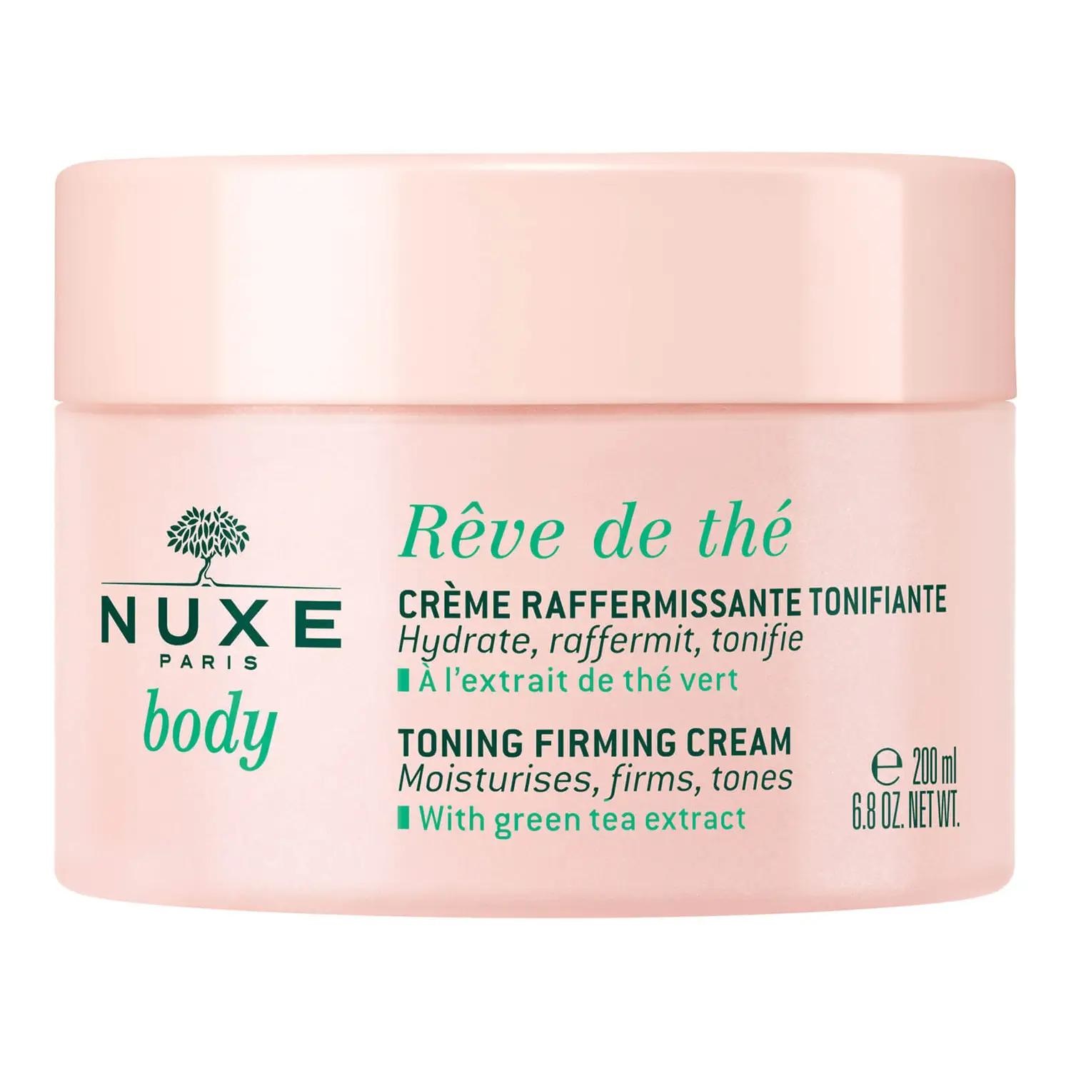 Nuxe Rêve de Thé Crema Corpo Rassodante Tonificante 200 ml - Idratante con Estratto di Tè Verde