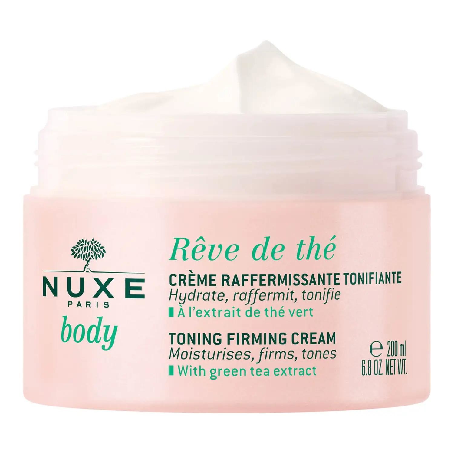 Nuxe Rêve de Thé Crema Corpo Rassodante Tonificante 200 ml - Idratante con Estratto di Tè Verde