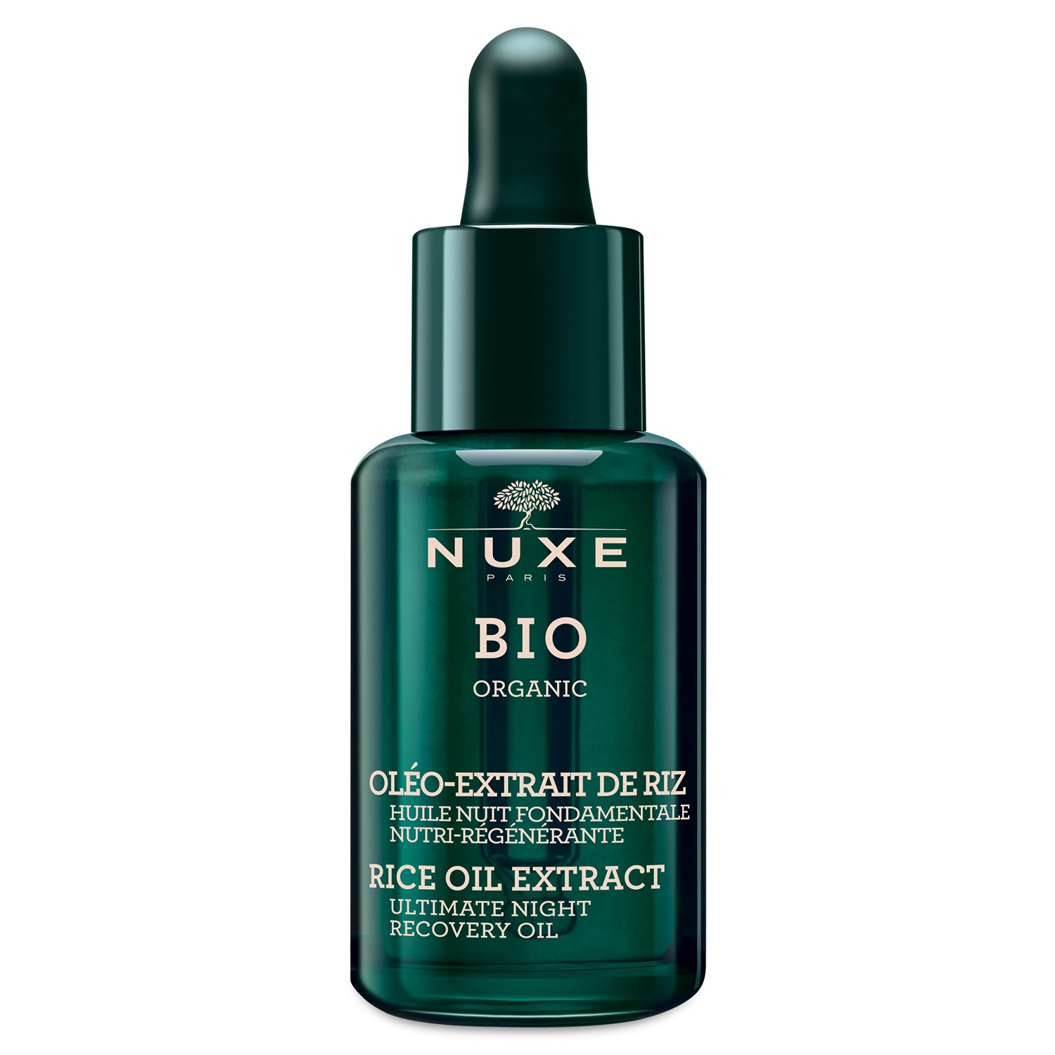 Nuxe Olio Notte Nutriente e Rigenerante 30 ml - Con Oleoestratto di Riso e Oli Vegetali BIO
