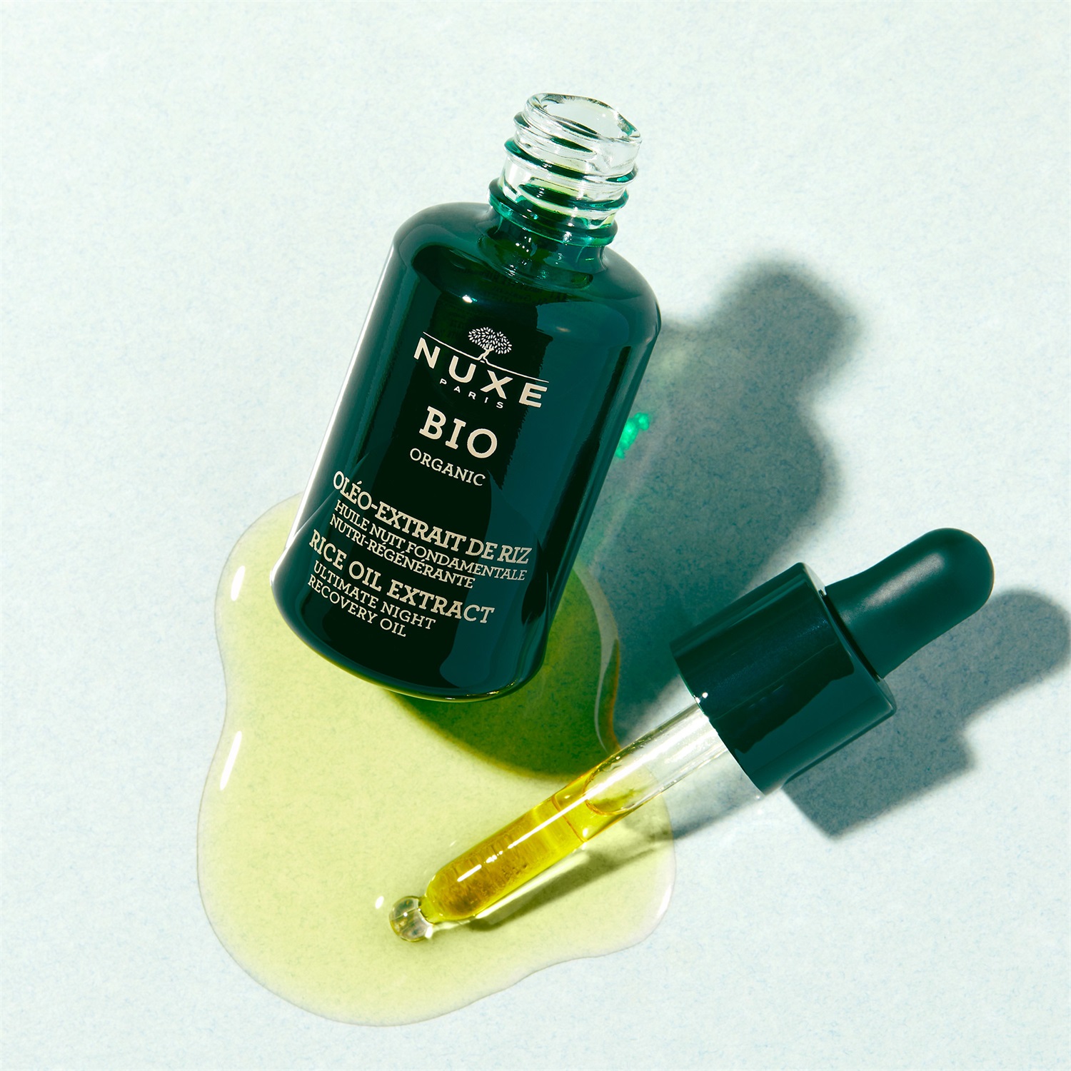 Nuxe Olio Notte Nutriente e Rigenerante 30 ml - Con Oleoestratto di Riso e Oli Vegetali BIO