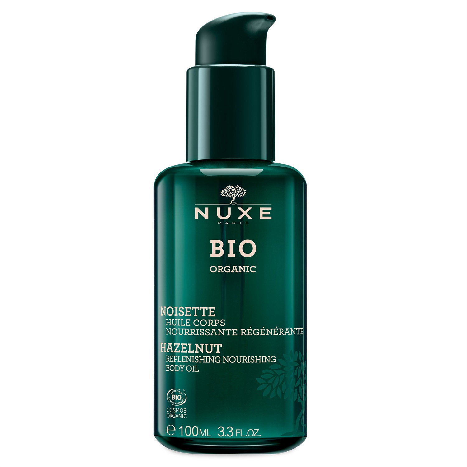 NUXE Olio Corpo Nutriente Rigenerante Bio 100 ml - Ideale per Pelli Secche, Texture Sensoriale