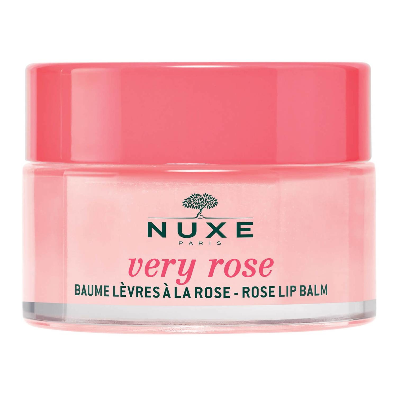 Nuxe Very Rose Balsamo Labbra Idratante e Illuminante 15 g - Formula Naturale per Labbra Secche e Screpolate