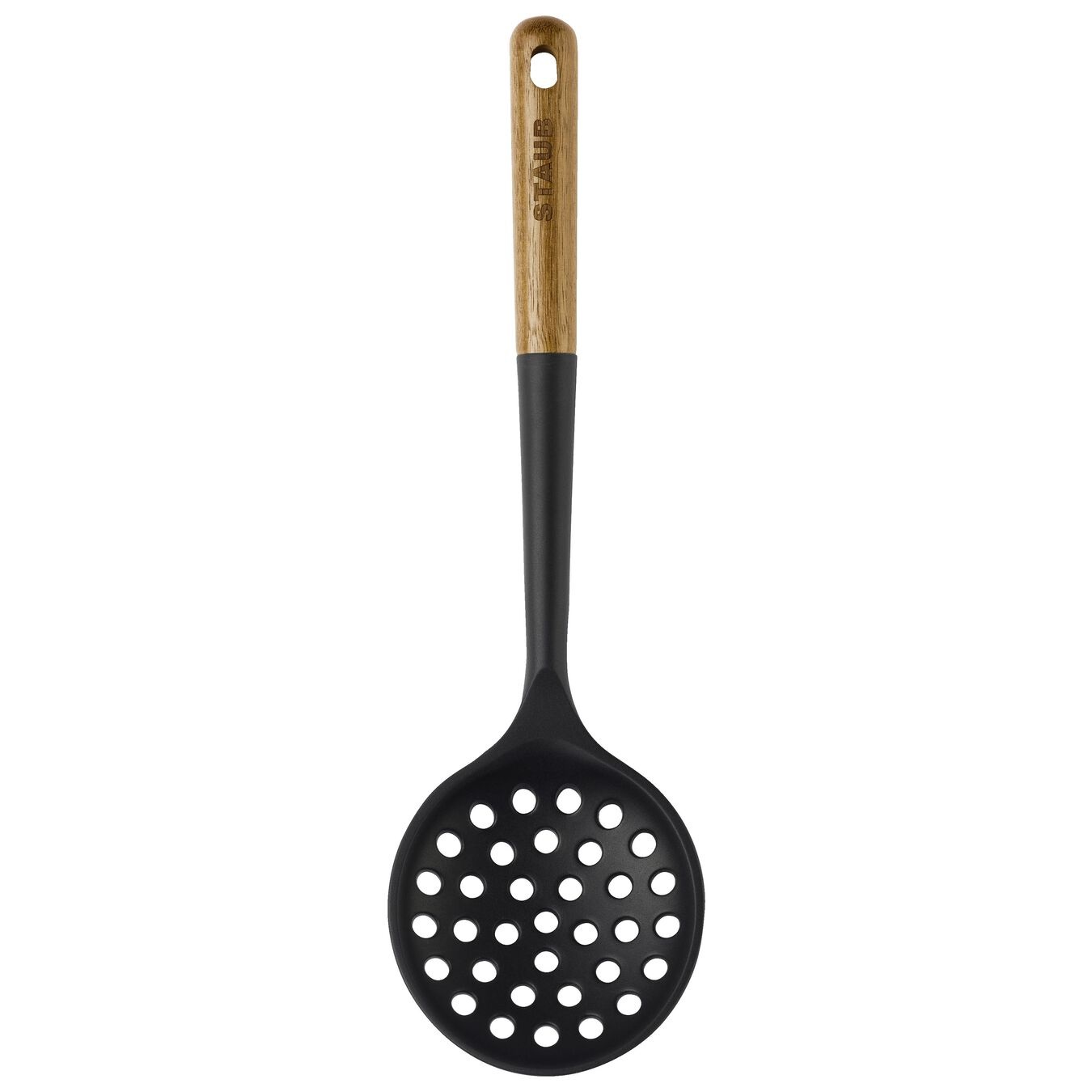 Staub Schiumarola in legno di acacia 31 cm, colore nero
