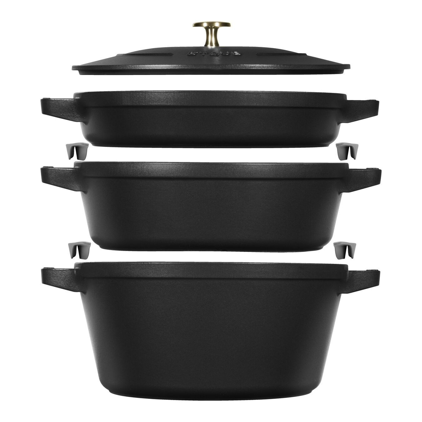 Staub La Cocotte 4,2 L Rotondo in Ghisa Smaltata - Casseruola Pirofila Compatibile con Gas, Induzione e Alogena