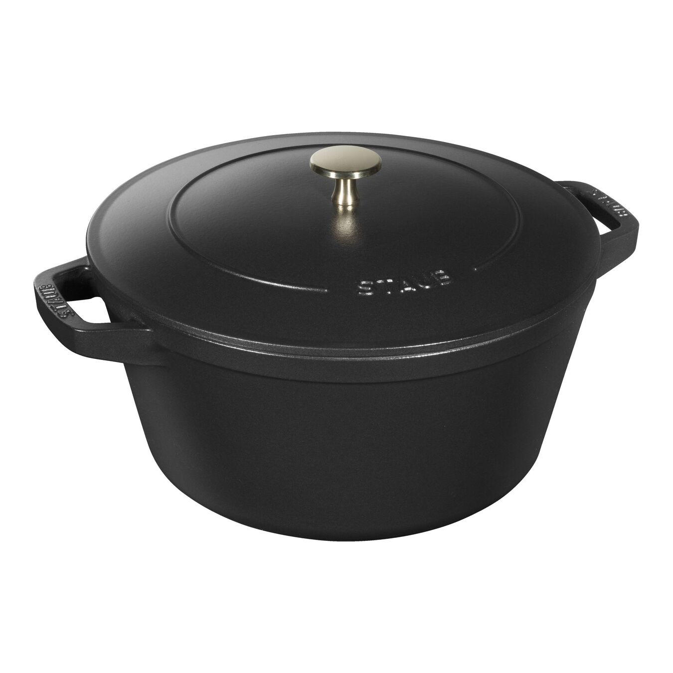 Staub La Cocotte 4,2 L Rotondo in Ghisa Smaltata - Casseruola Pirofila Compatibile con Gas, Induzione e Alogena