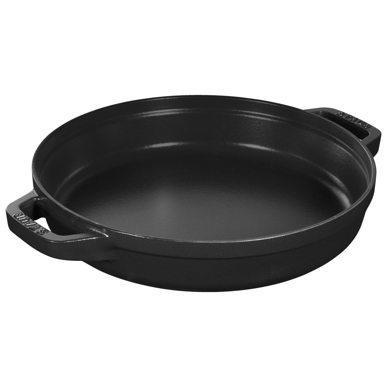 STAUB La Cocotte Set di 2 Pentole Rotonde in Ghisa Impilabili 24 cm Nero