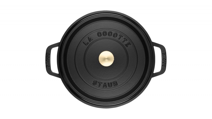 Staub La Cocotte Cocotte rotonda in ghisa - 20 cm, Nera, 2,2 litri