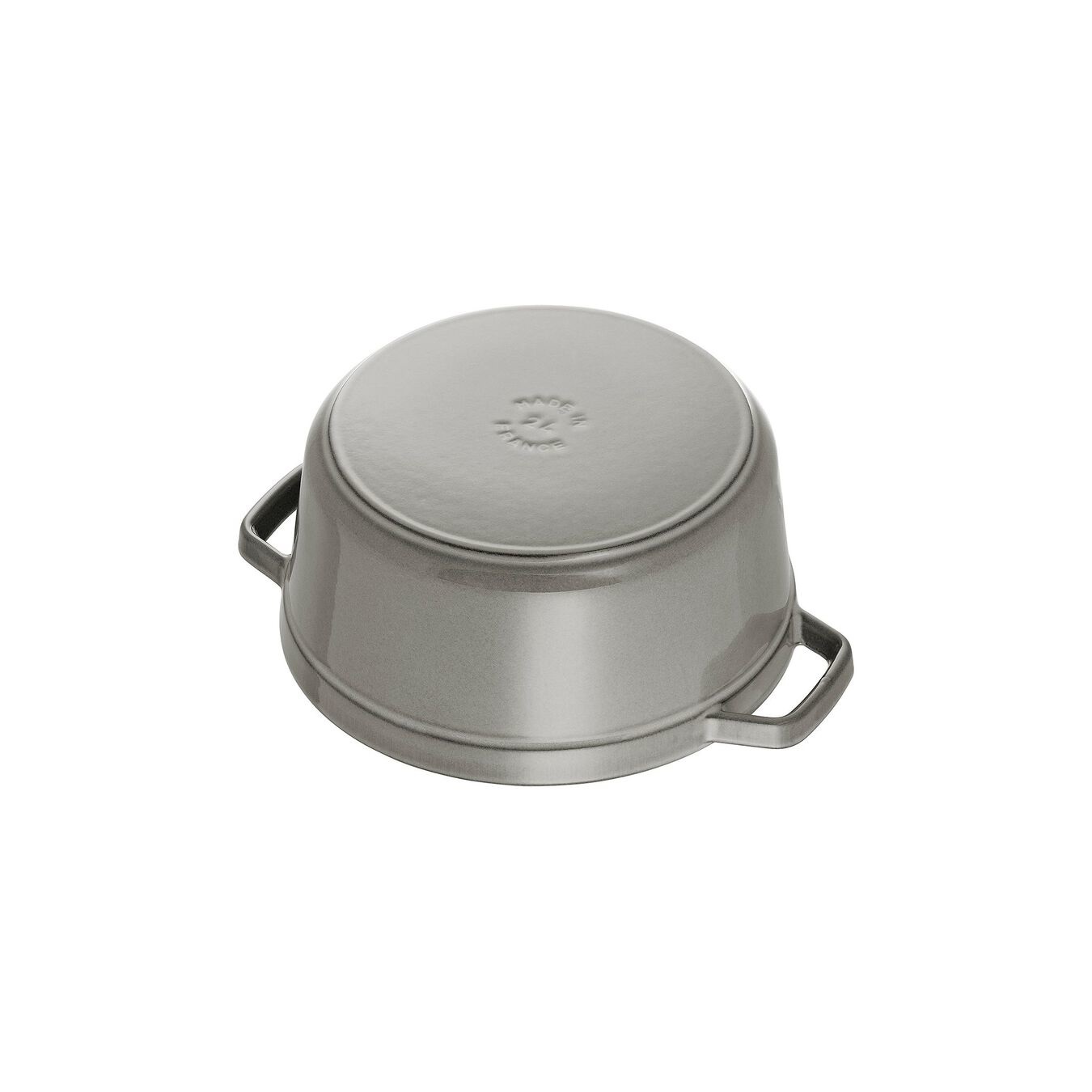 STAUB Cocotte Casseruola in Ghisa Grigio Grafite 24 cm - Ideale per Arrosti e Cottura Lenta