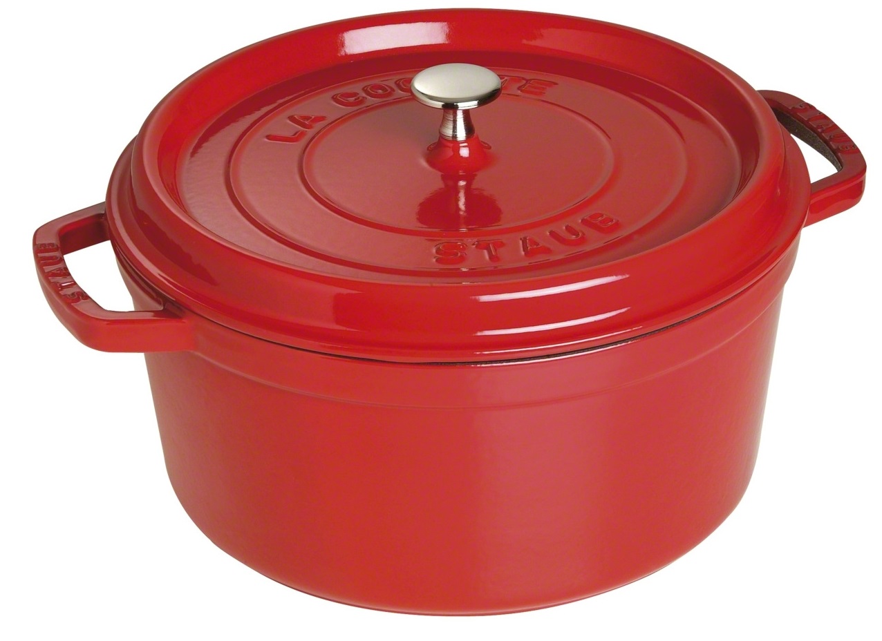 Staub La Cocotte Casseruola in Ghisa, Rosso Ciliegia, Ø 28 cm