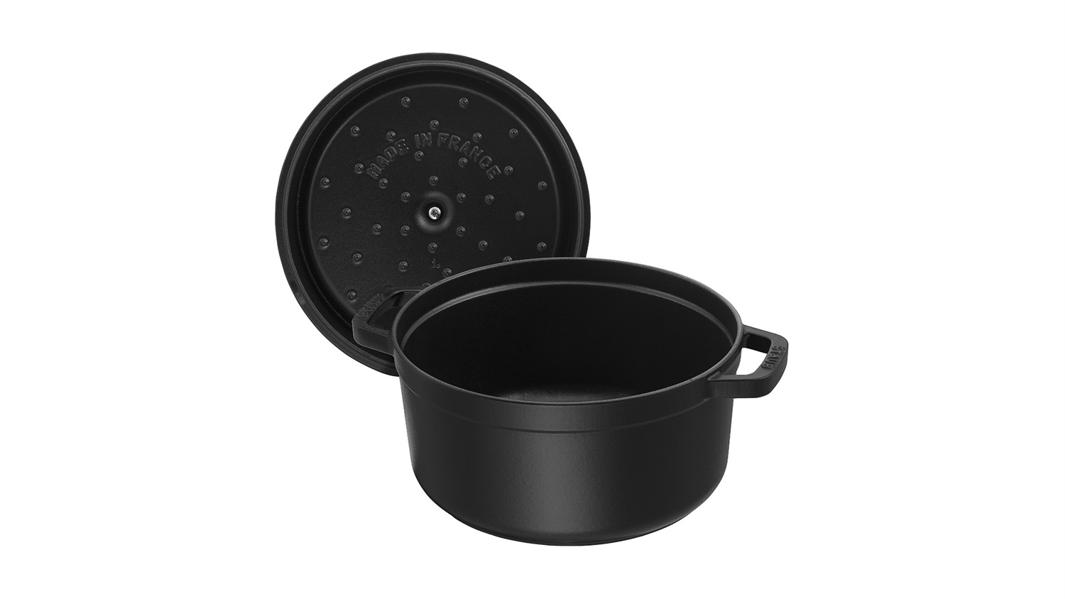 STAUB La Cocotte Casseruola in Ghisa Nera da 30 cm - Perfetta per Arrosti e Cottura Lenta