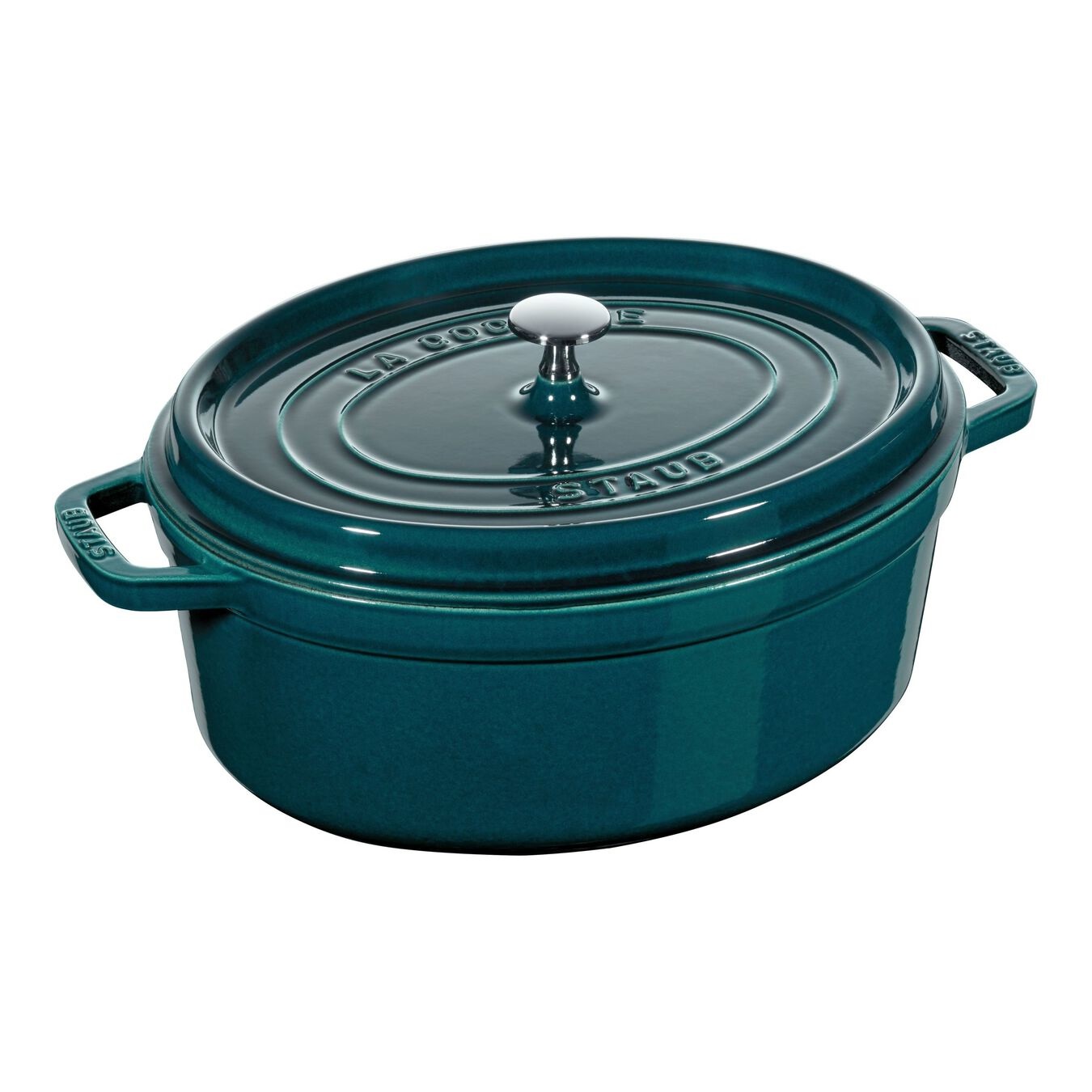 STAUB La Cocotte Ovale in Ghisa Smaltata 31 cm, 5,5 Litri - Ideale per Cottura Lenta di Carni e Verdure